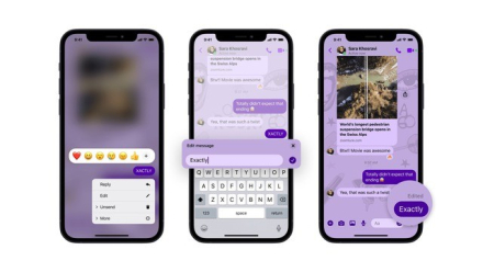 Facebook Messenger cuối cùng đã cho chỉnh sửa tin nhắn, chụp màn hình giờ cũng