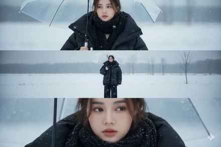 Trọn bộ bí kíp tạo ảnh check-in dưới tuyết bằng Gemini AI