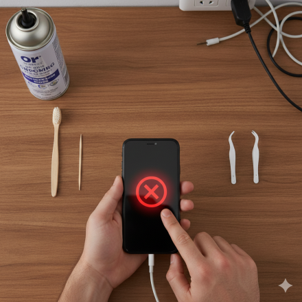 iPhone không nhận sạc – Nguyên nhân và cách xử lý trong 3 bước đơn giản