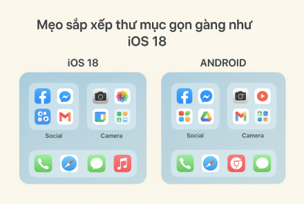 Mẹo sắp xếp thư mục gọn gàng như iOS 18 – Nhìn là mê, dùng là thích!