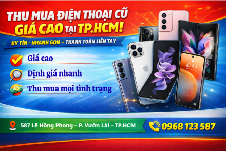 Thu Mua Điện Thoại Cũ Giá Cao Tại TP.HCM – Nhanh Gọn, Uy Tín, Thanh Toán Liền Tay