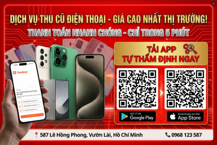 Thu mua điện thoại cũ giá cao tại TP.HCM – Tự định giá nhanh chóng với app Fastbuy