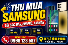 Thu cũ Samsung sọc màn, pin phù, ám màn giá cao tại Fastmobile