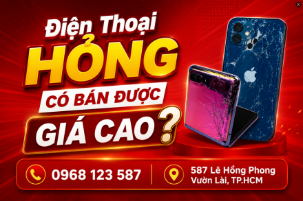 Điện Thoại hư hỏng có bán được giá cao không?