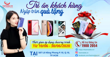 TRI ÂN KHÁCH HÀNG THÁNG 6