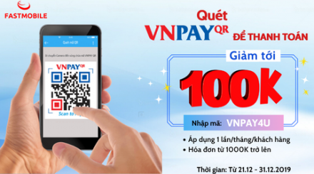 Giảm thêm 100K khi thanh toán qua VNPay tại Fastmobile